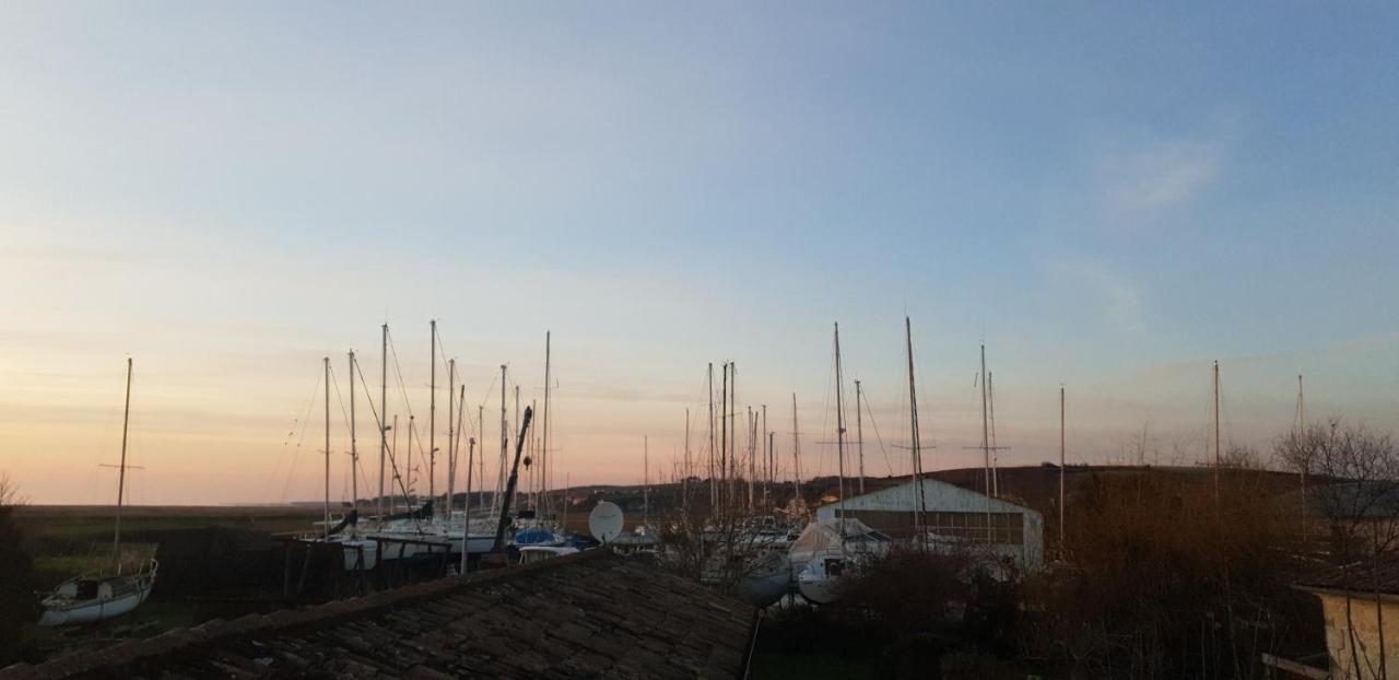 Grande Maison Charentaise Avec Vue Sur Le Chenal Superbes Couches De Soleil Sur L Estuaire De La Gironde! Mortagne-sur-Gironde 外观 照片